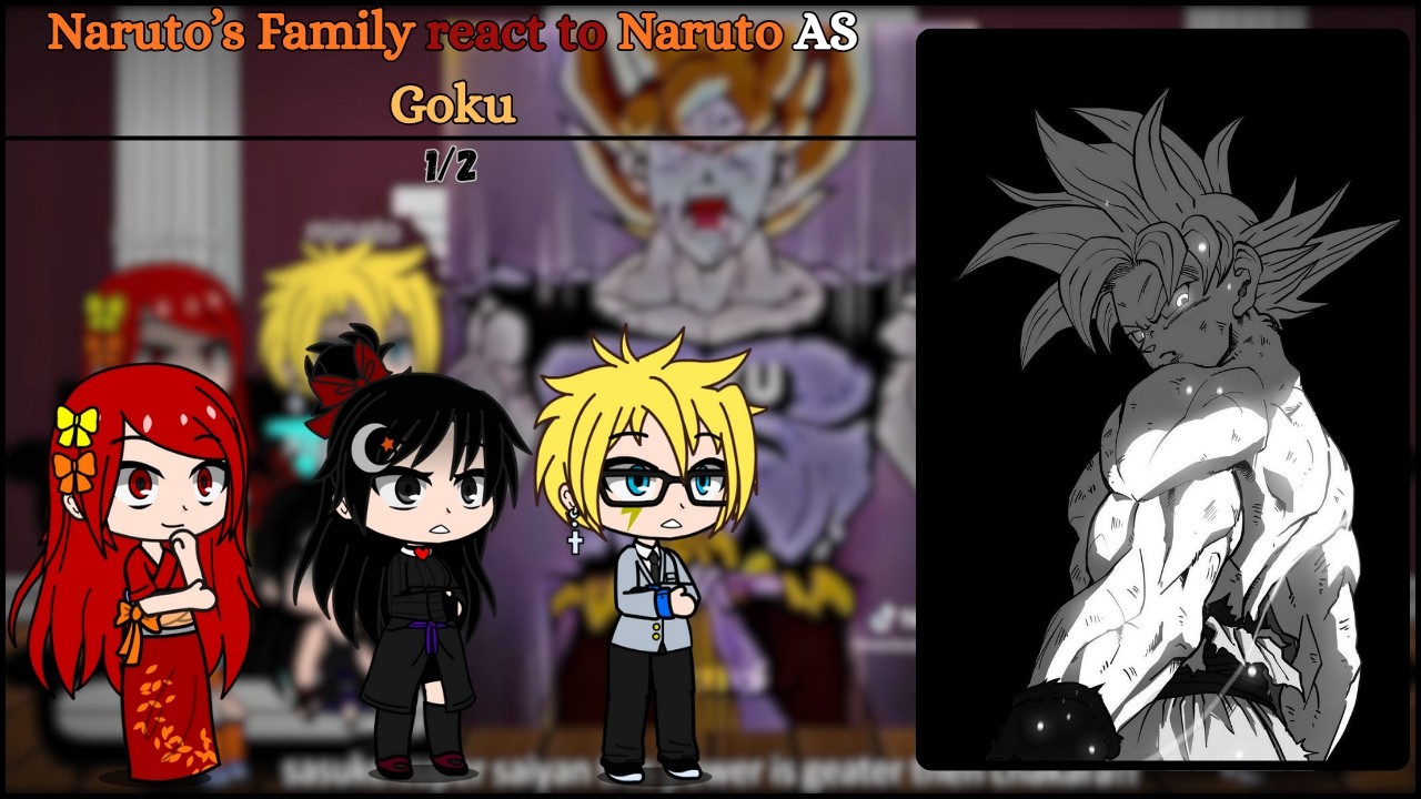 Naruto’s Family react to Naruto AS Goku || part 1 || #react #naruto #goku #dragonball