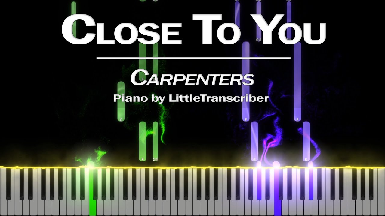 Carpenters - Close to you (Piano Cover) Tutorial by LittleTranscriber