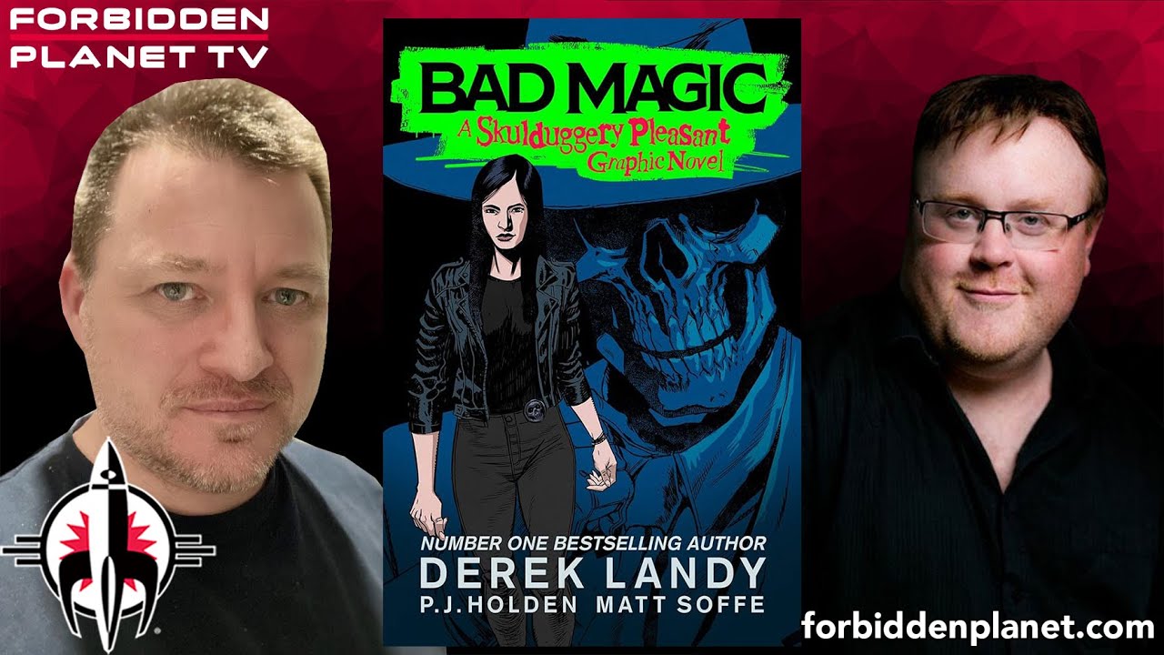 Derek Landy & P.J. Holden introduce their first Skulduggery Pleasant Graphic novel BAD MAGIC!