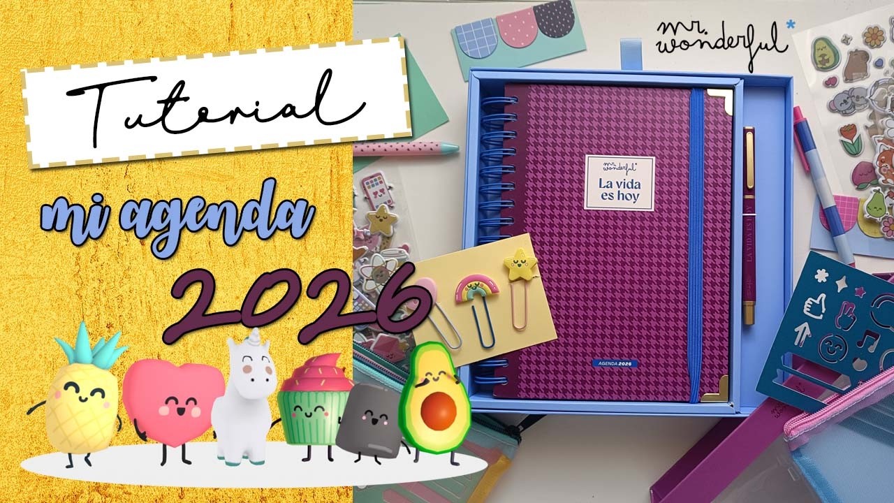 MI AGENDA 2026 ✨MR WONDERFUL 😂