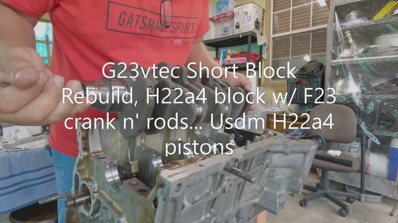 H22 с внутренним шорт-блоком F23, переделка, эпизод 2