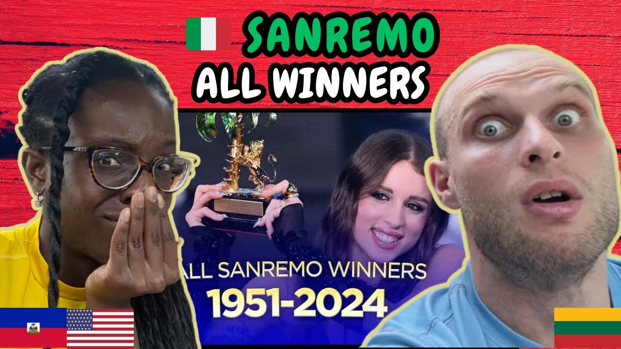 REACTION TO 🇮🇹 Sanremo: All Winners / Tutti i Vincitori (1951-2024) | FIRST TIME WATCHING