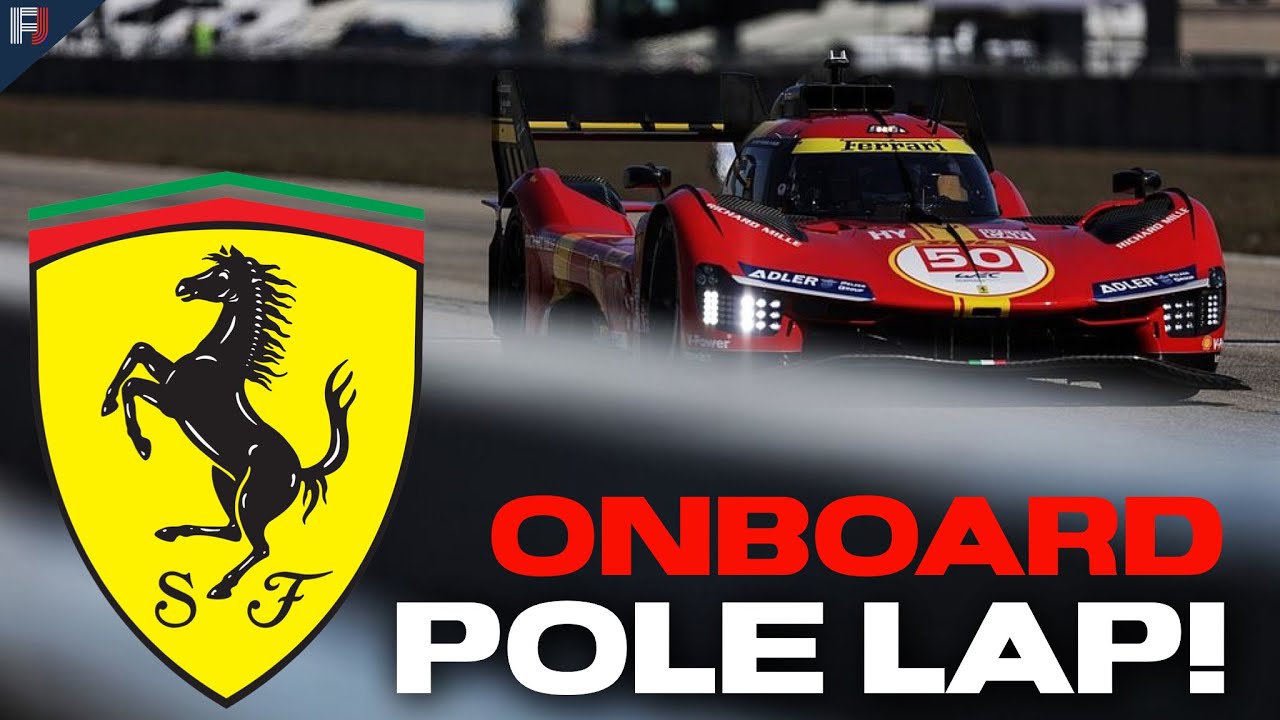 Onboard Sebring Pole Lap of #50 Ferrari 499P