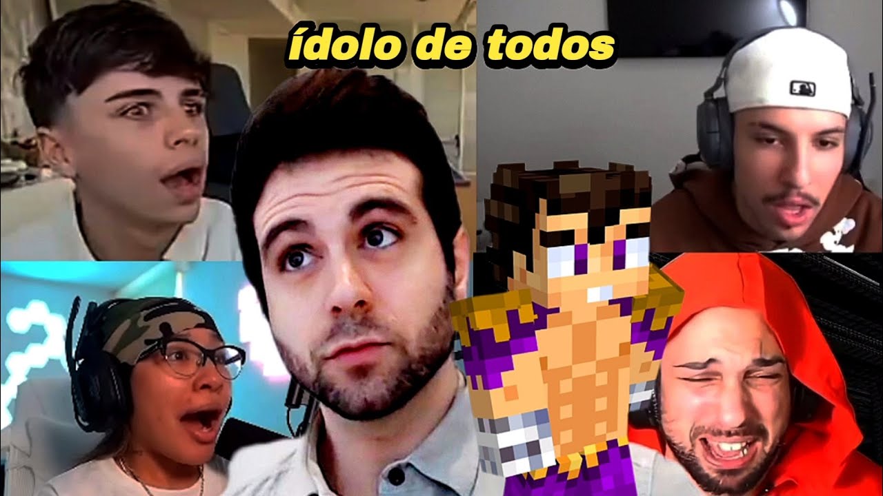 Reacciones de Streamers al hablar con VEGETTA777 por primera vez