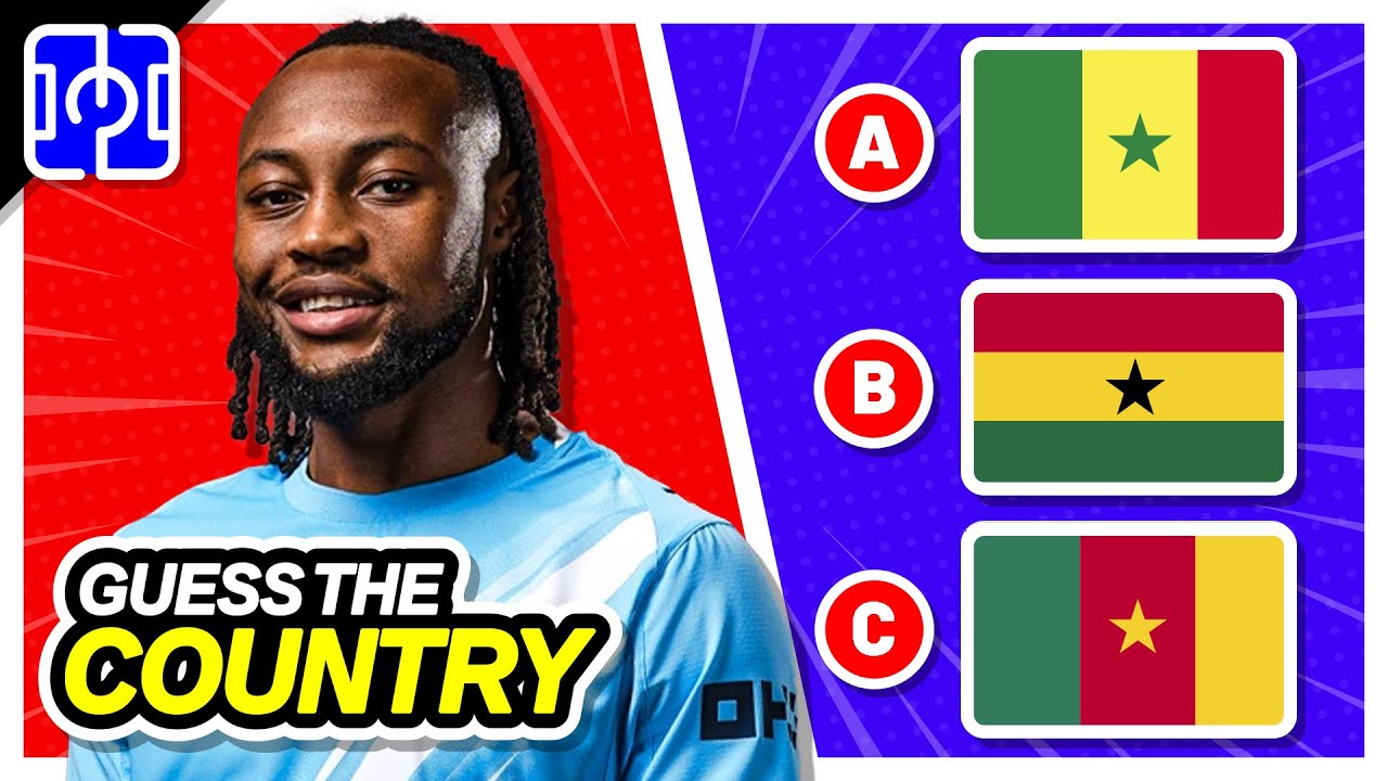 GUESS THE PLAYERS NATIONALITY FLAG | FOOTBALL QUIZ 2026