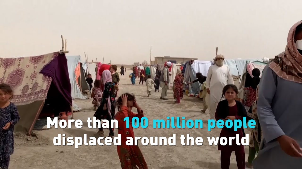 More than 100 million people displaced around the world
