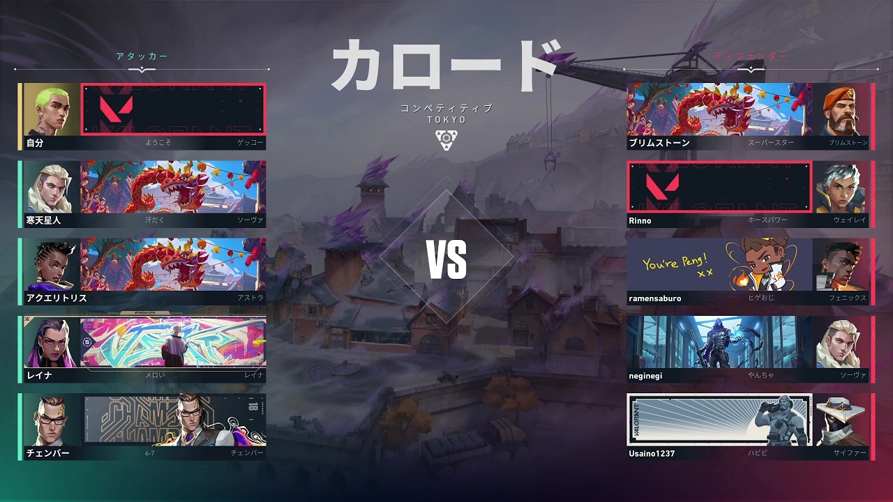 VALORANTプレイ記録 コンペ676