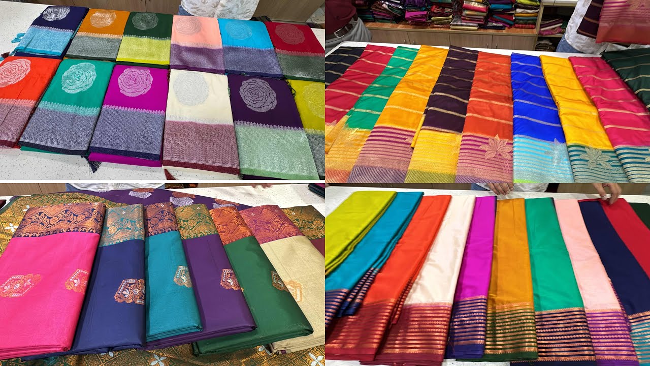 Chickpet Bangalore Biggest Wholesaler & Manufacturers of Sarees ! Diwali Special ! Courier Available