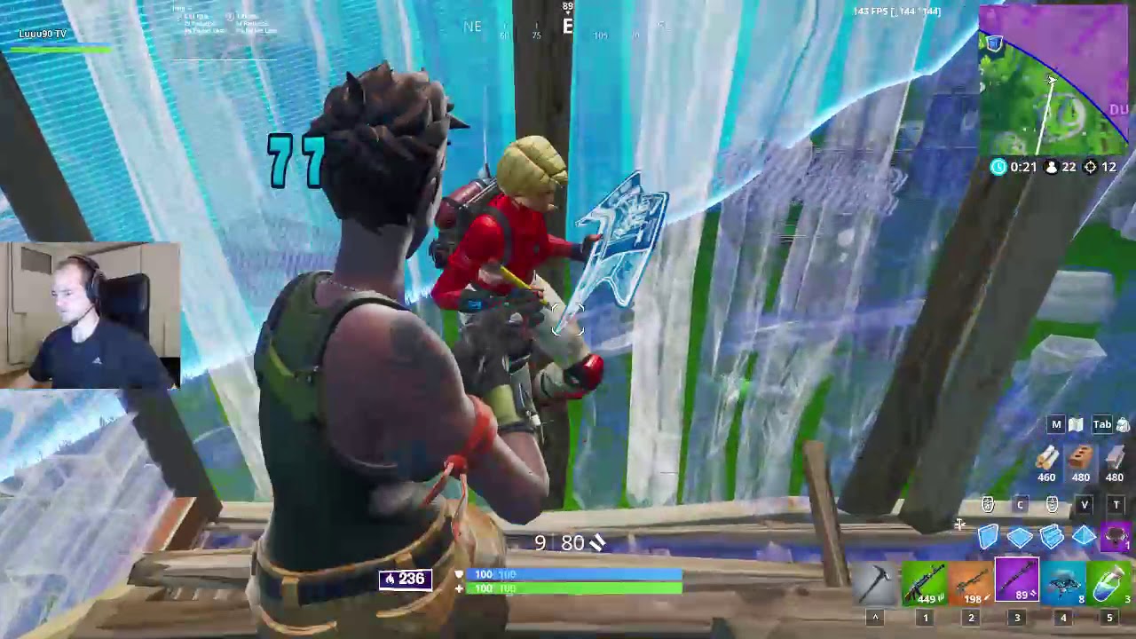 Fortnite BR - Getting every wall, 27k (Solo Arena)