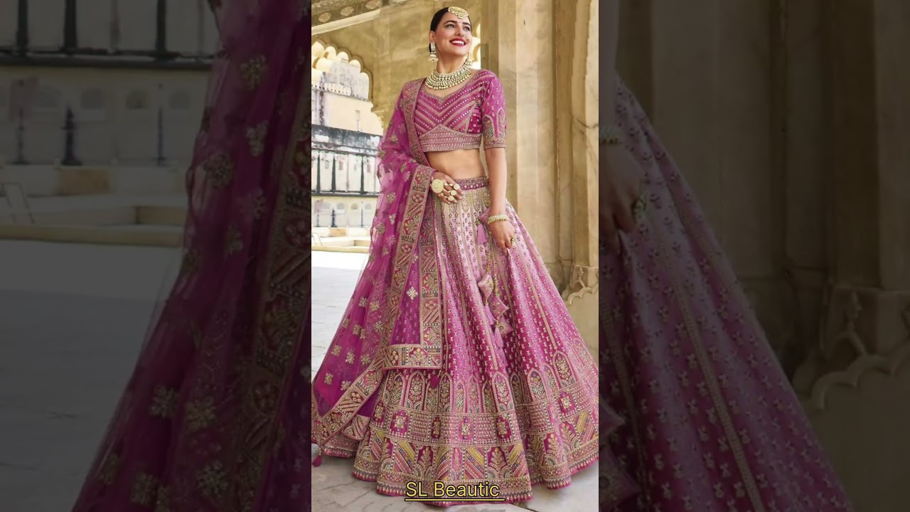 New bridal lehenga choli designs wedding party wear #trending #fashion #royal gown new 2025 #dress