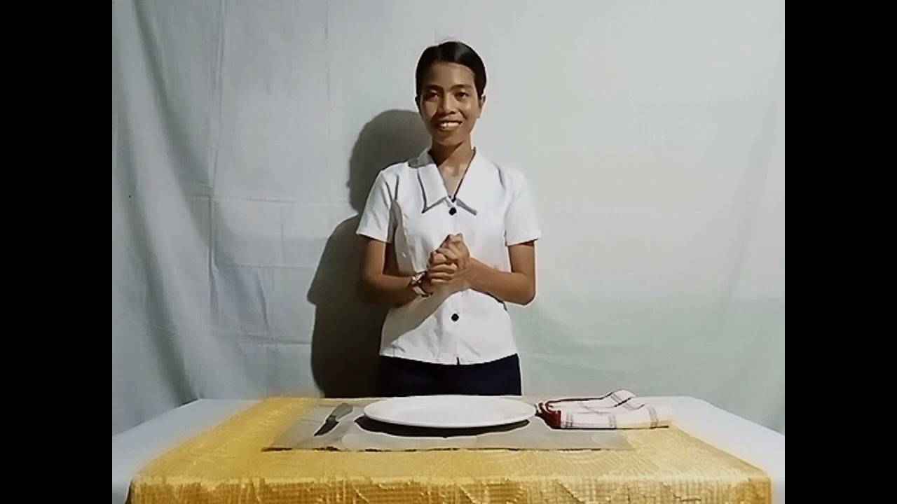 Informal Table Setting (Casual Dining)