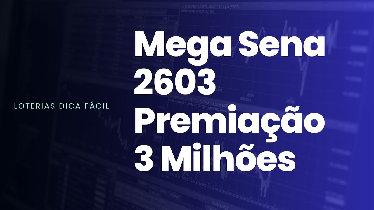 Um jogo pronto com 8 dezenas Mega Sena 2603 [ Copie j&aacute;] #loteriasdicafacil #ganharnamegasena