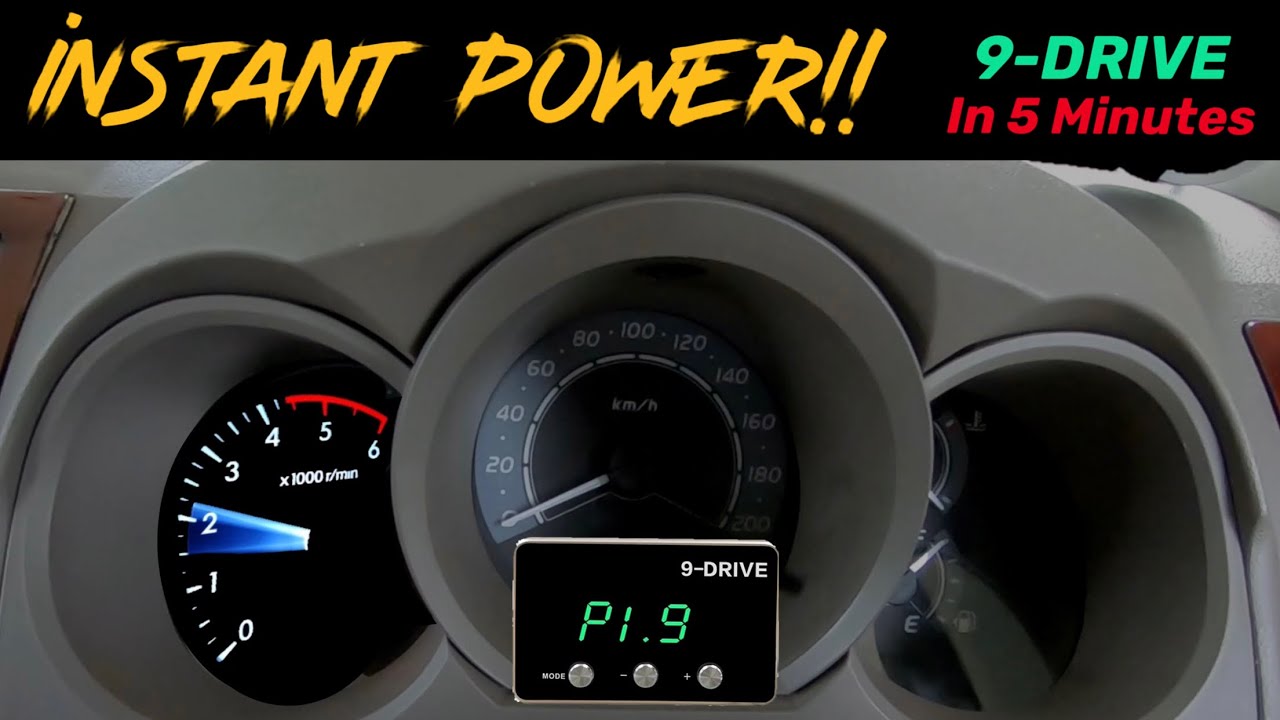 9-Drive Throttle Controller | Toyota Hilux N70 Installation Guide | Step by Step