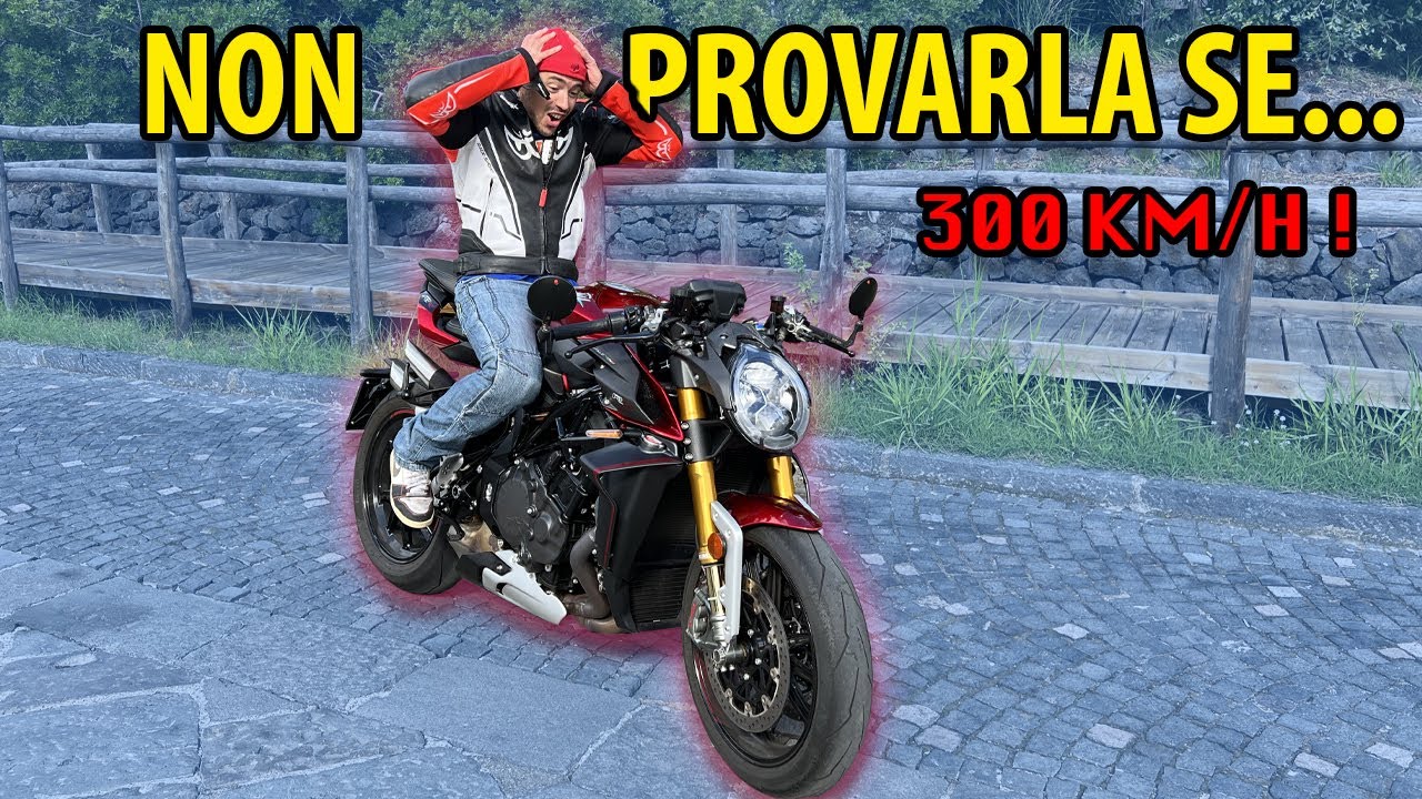 MV AGUSTA BRUTALE 1000 RR 2023 - TEST RIDE 🔥  - HYPERNAKED DA 300 KM/H - SPECIALE 1.000 ISCRITTI