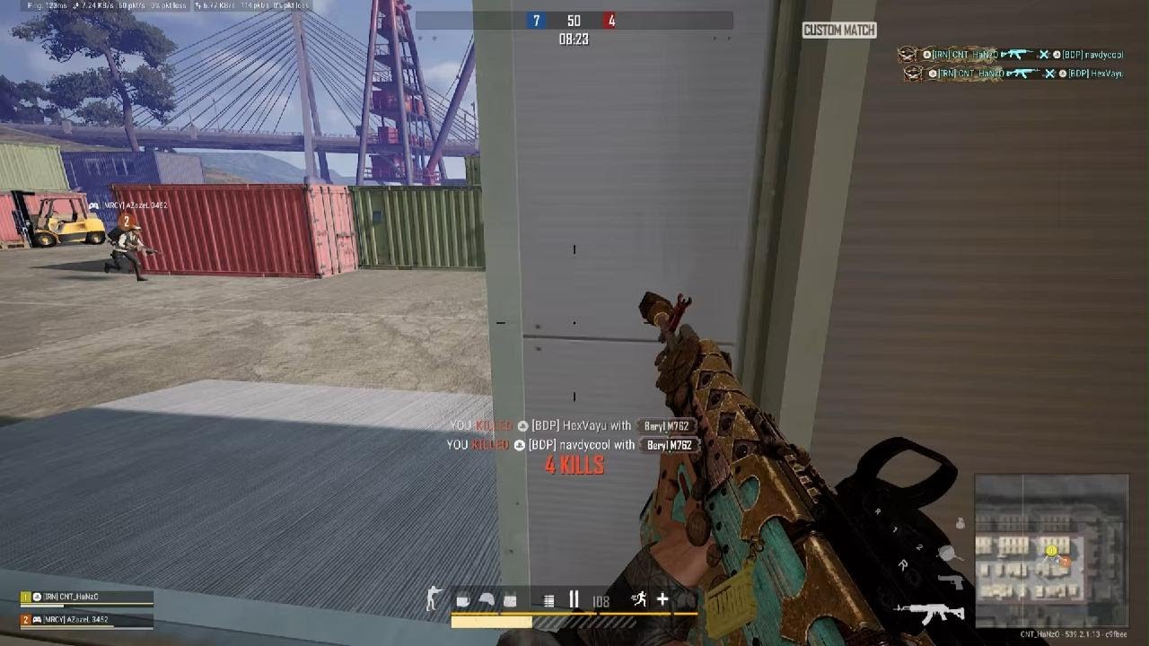 PUBG: Team Death Mach custom Gameplay (No Commentary)