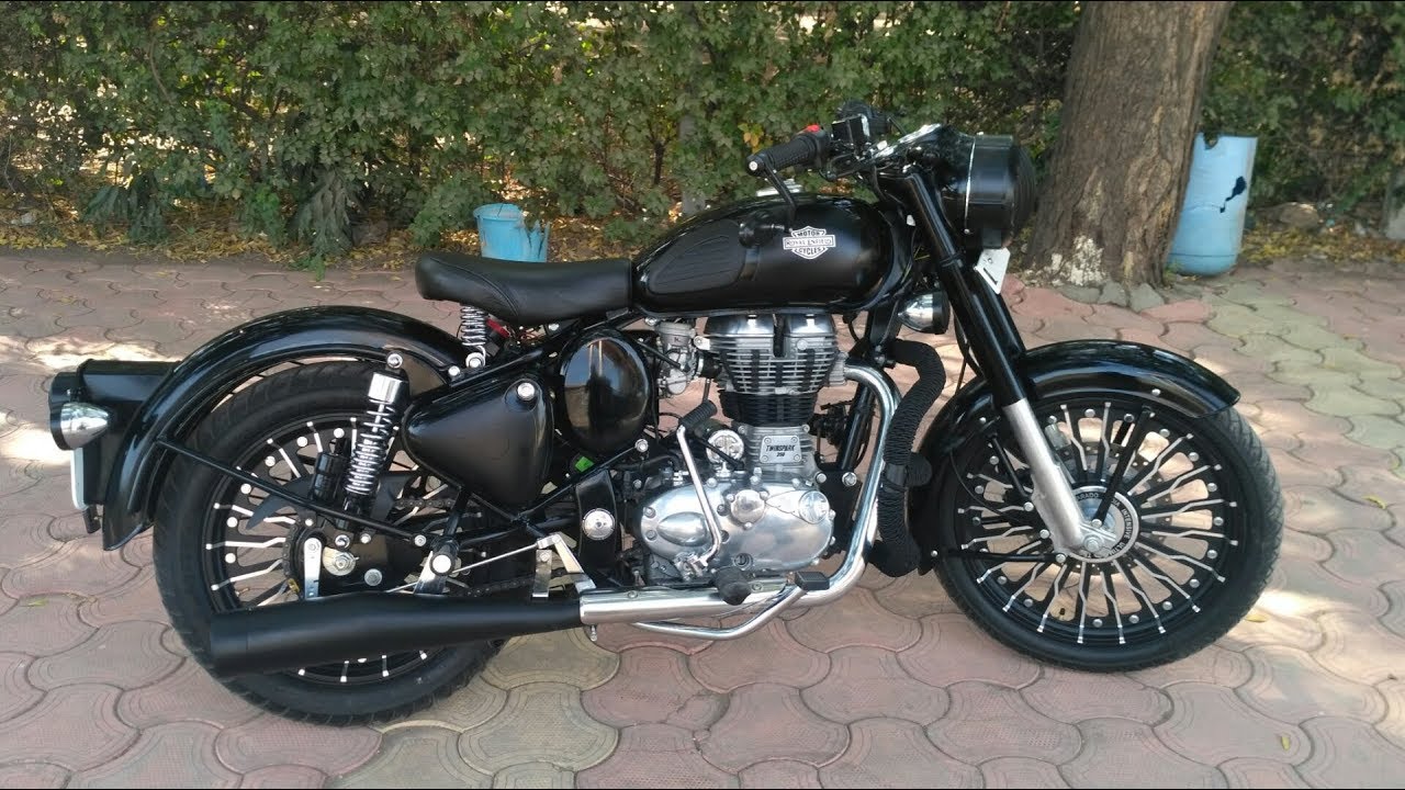 Modified bullet 350 classic like Harley Davidson