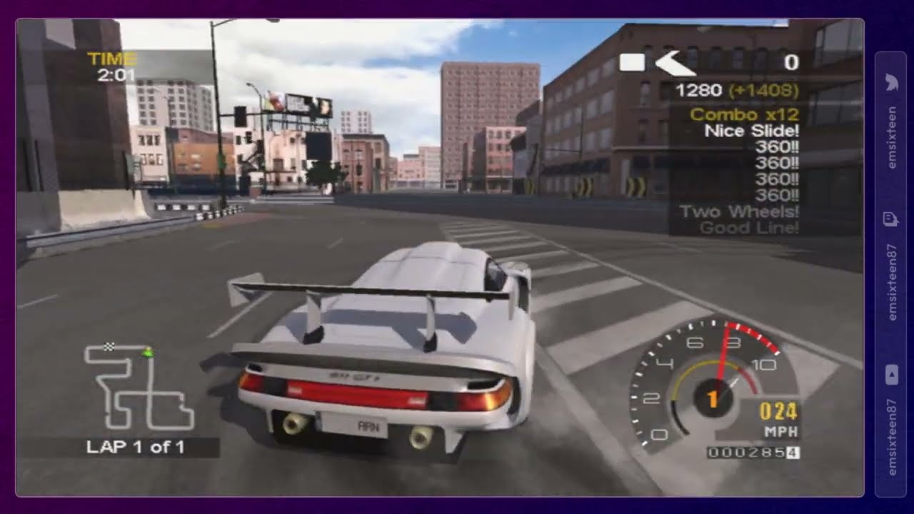 PGR2: Porsche 911 GT1 - All-Time Chicago Style Challenge @ Wells & Lake - 38,263 (Ghost Challenge)