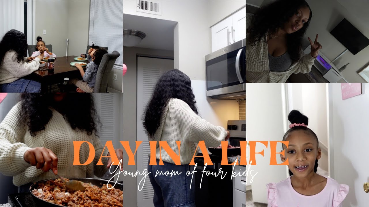 Day in a life of a Young mom of four kids| morning routine, cooking, running errands etc.|2025