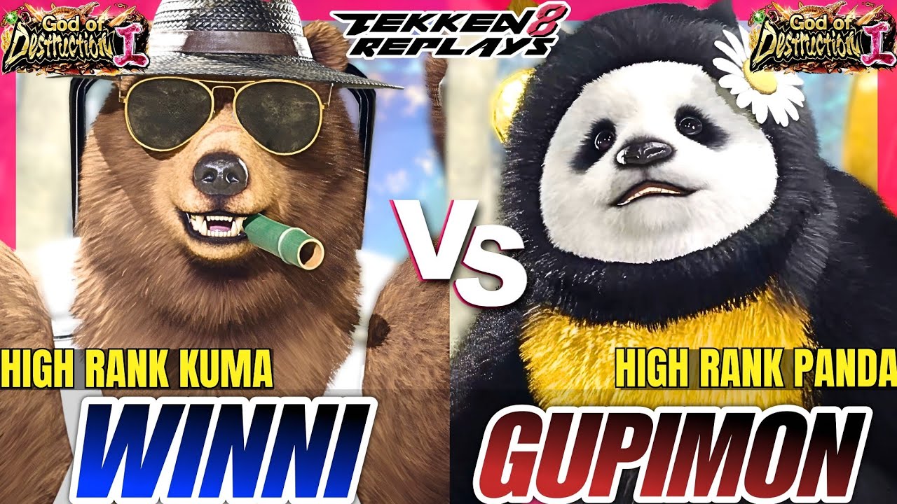 Tekken 8 - Winni (Kuma) vs Gupimon (Panda) - Epic Ranked Match