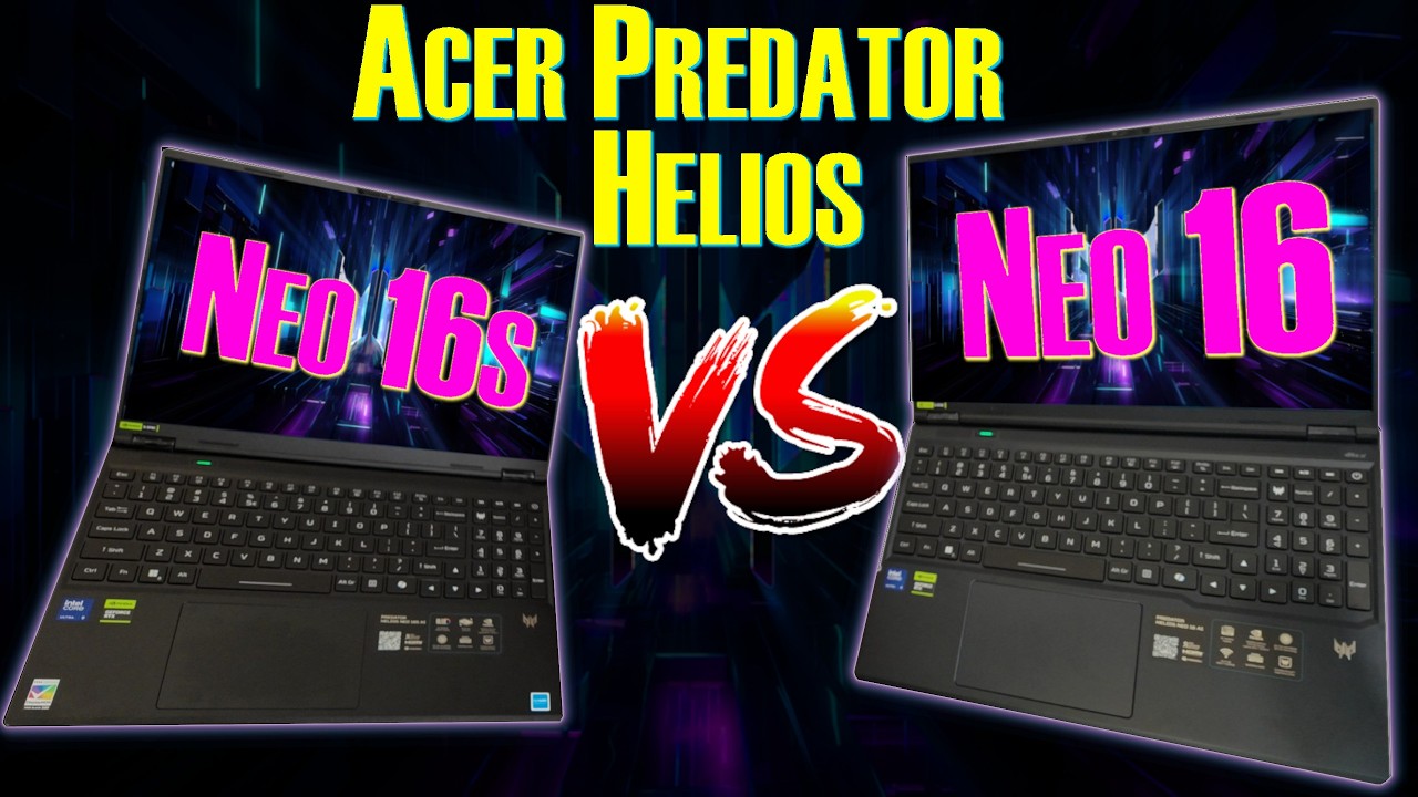 Acer Predator Helios Neo GAMING SHOWDOWN !! 16s vs 16 non S    (275HX + 5070 TI)