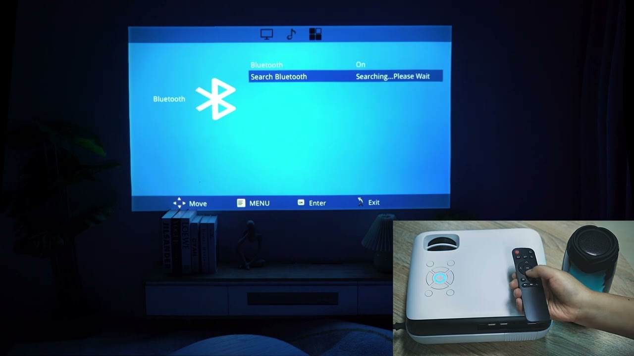 Happrun H1 Full HD Projector - The Bluetooth Connection #happrun