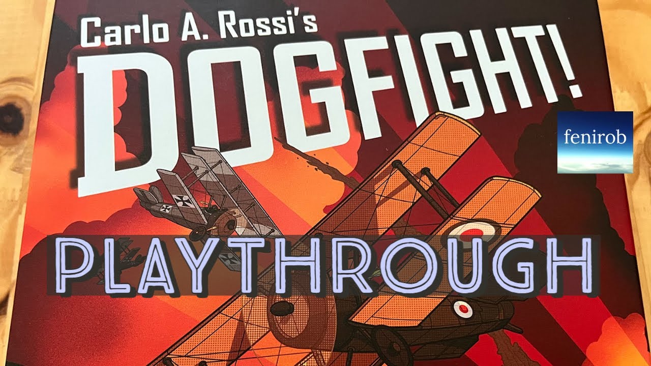 Dogfight! Board Game | Playthrough | Red vs. Blue (Base)