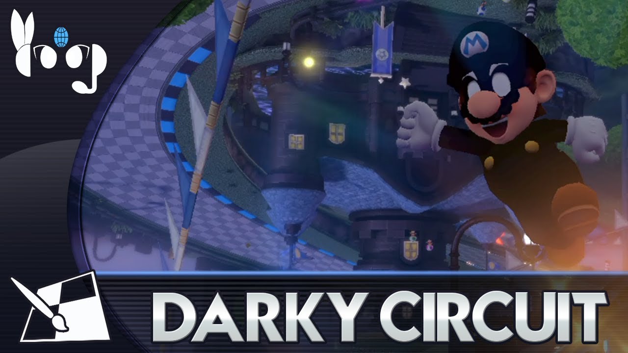 Mario Kart 8 & Deluxe: Textures Edit - Darky Circuit