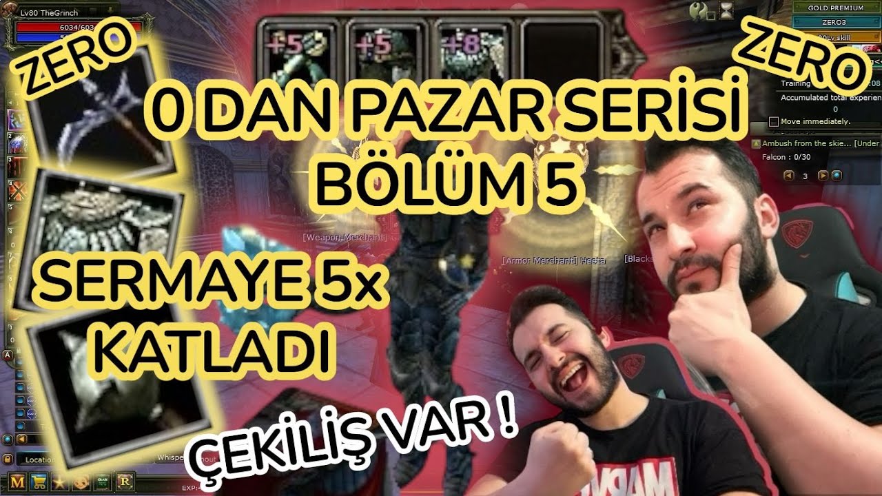 KNIGHT ONLINE | Tek PC ile 0’dan Pazar Serisi #Bölüm5 [ZERO] | 400 CASH ÇEKİLİŞ Hedef 300 GB!
