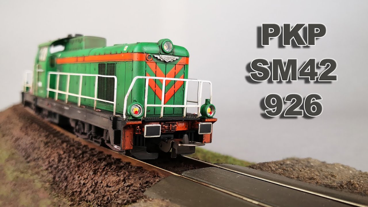 #9 SM42-926 - Szybkie brudzenie i patynowanie lokomotywy.