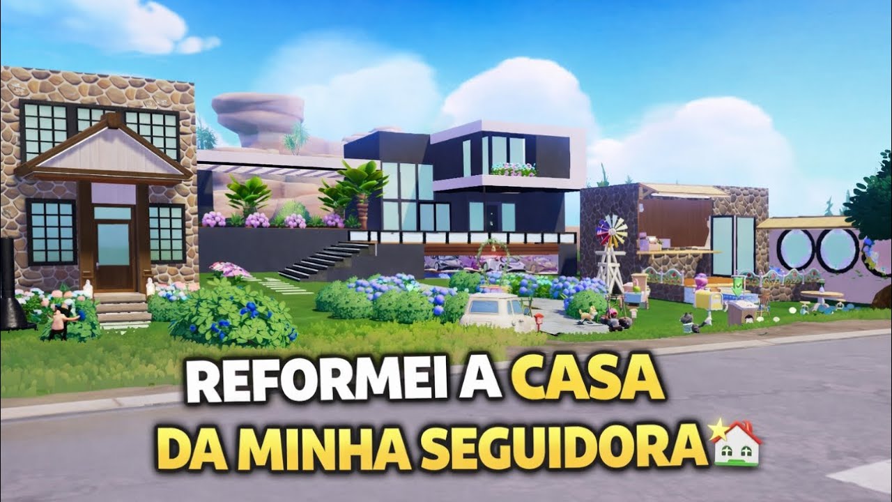 CASA MODERNA + CASA DE HÓSPEDES + CASA DE PET + CAFETERIA EM UM ÚNICO TERRENO! 😱🏡🩷 | Heartopia