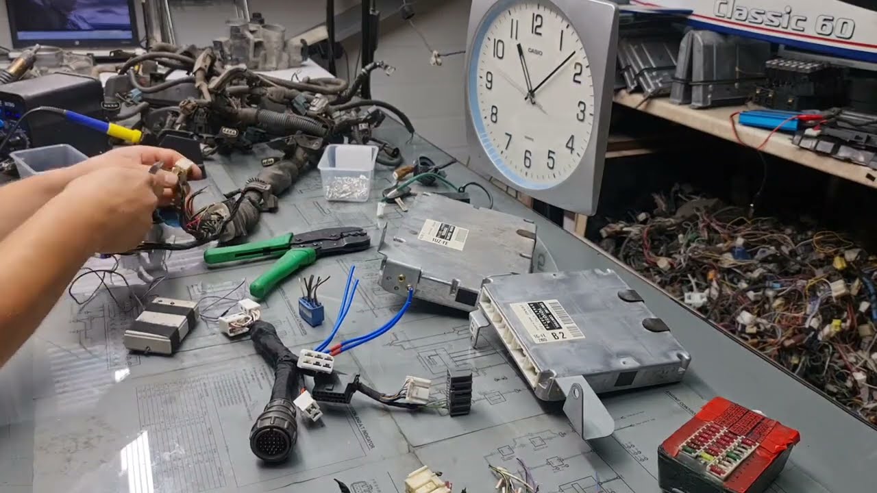 1uz fe vvti swap JZX110 Mark 2.Мастер-класс сборки электрики с 2 эбу поставил и поехал.Обзор, тест.