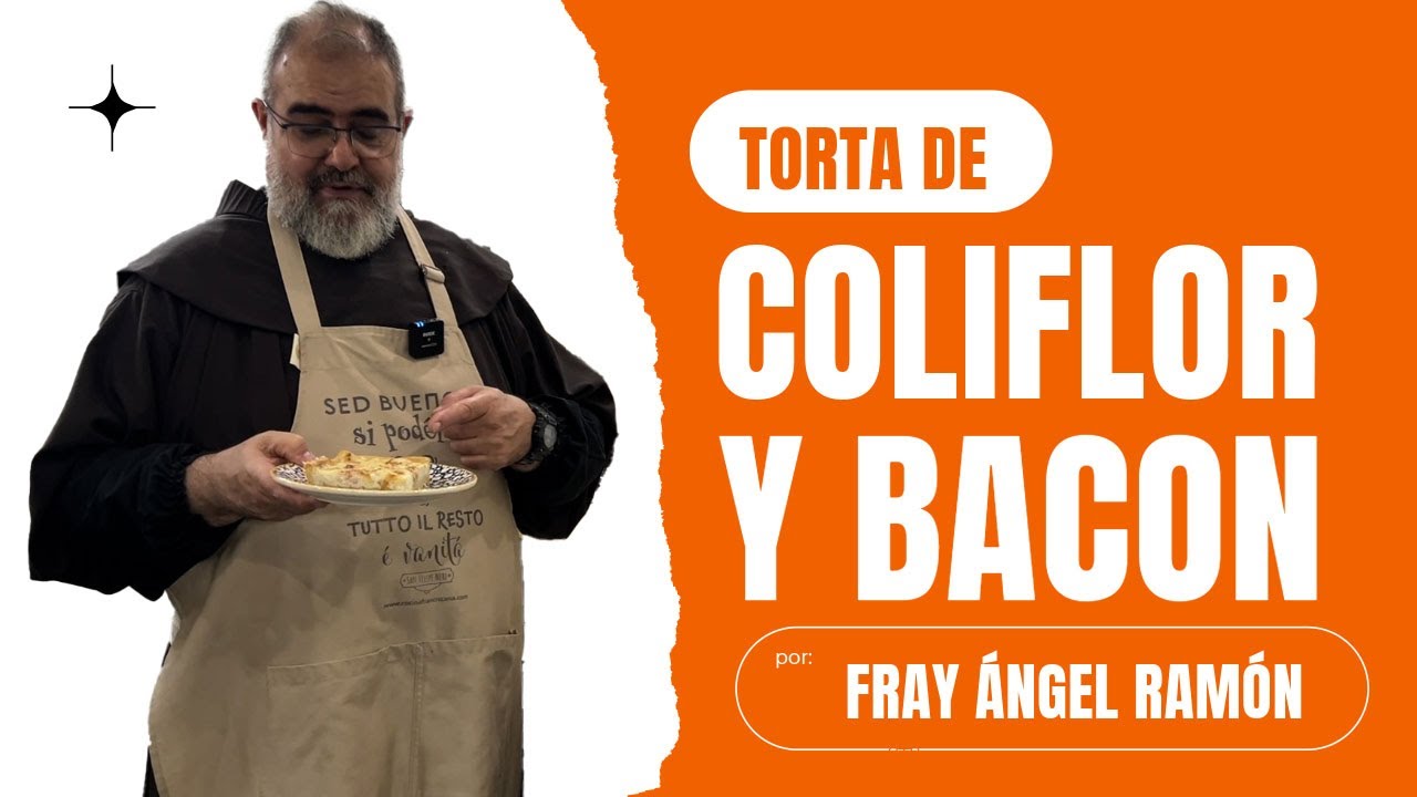 Torta de coliflor y bacon