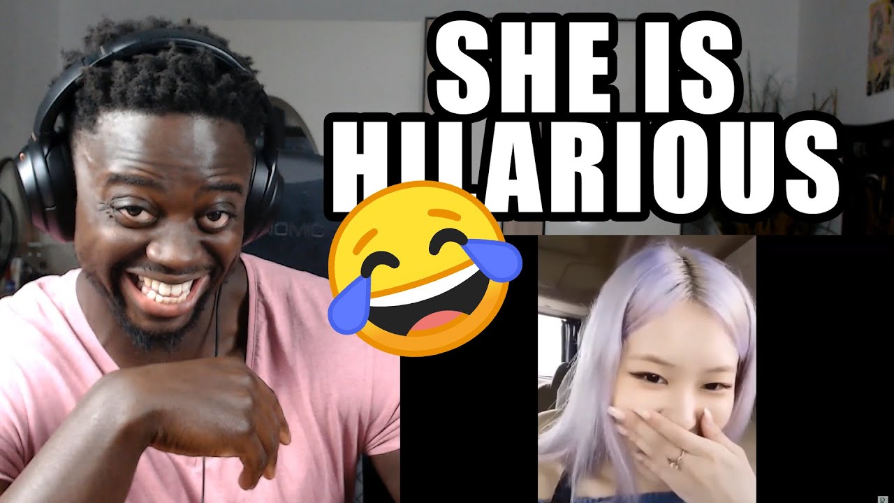 Rosé being wholesome during her live (REACTION) Funny AF!