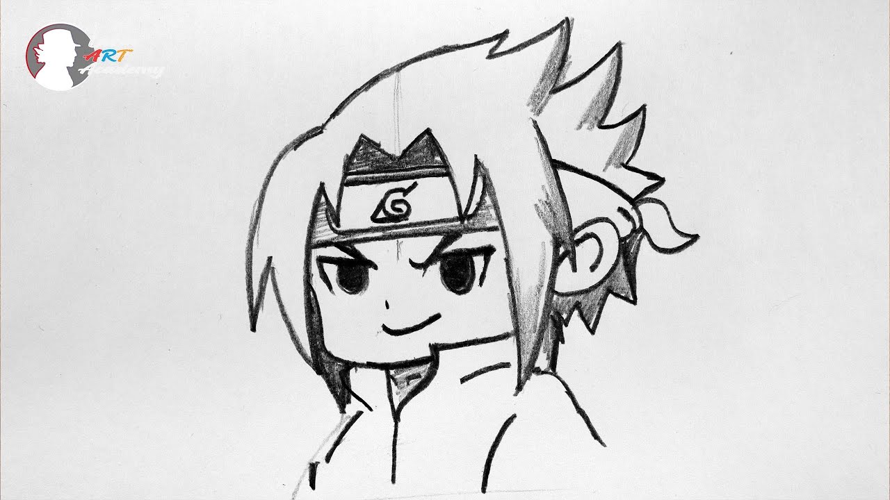 How to Draw Itachi Uchiha Chibi Step by Step