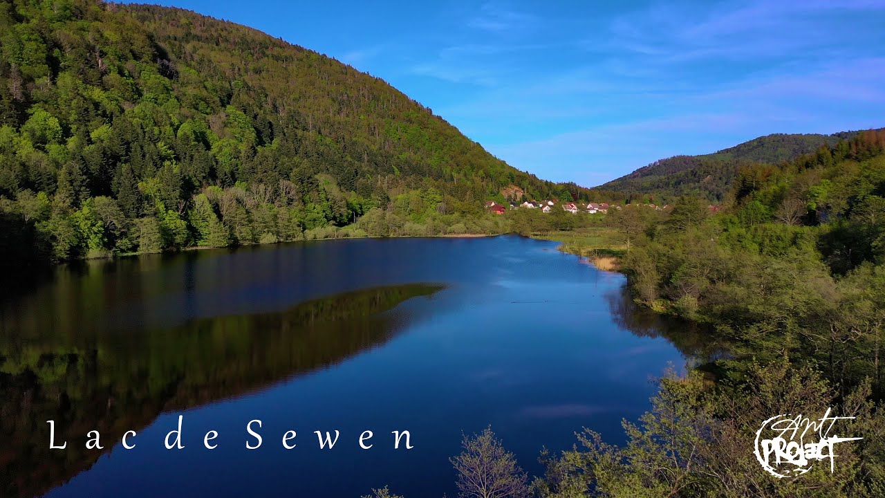 Lac de Sewen et Lac d'Alfeld vu du ciel