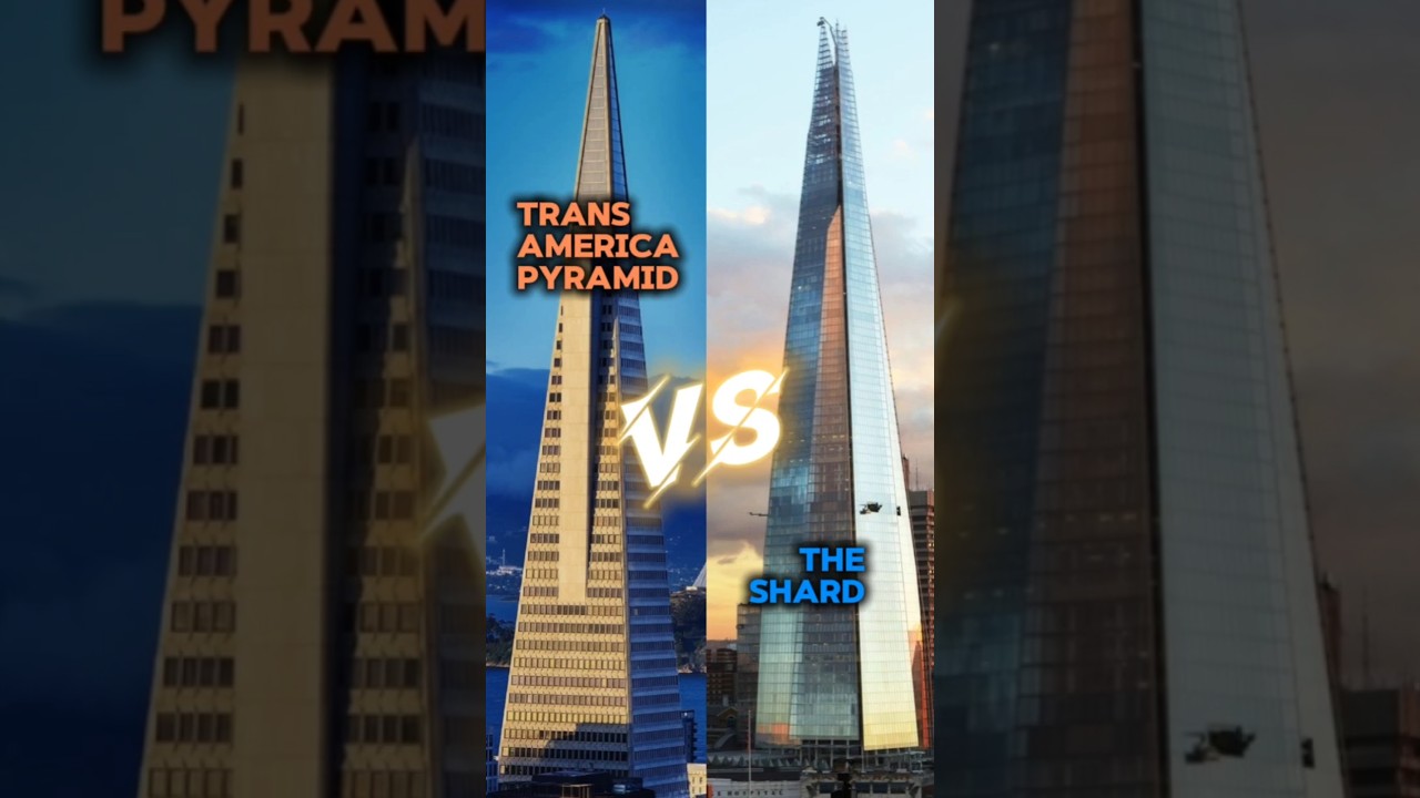 Transamerica pyramid vs The Shard 