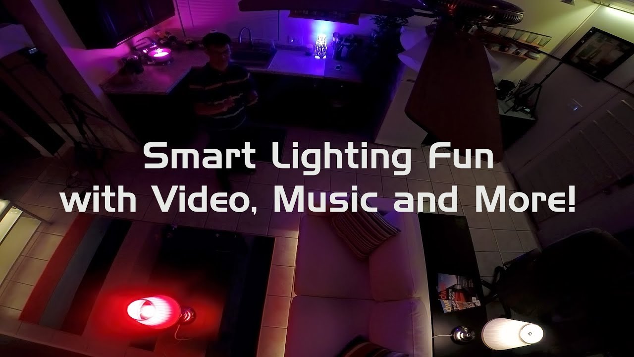 How To Sync Philips Hue, LIFX, Sylvania Smart Lights to Video, Music & More!