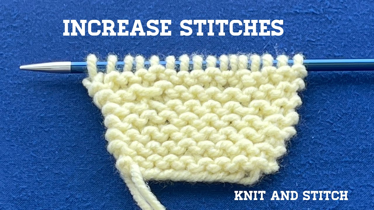 How To Knit: Invisible Increase In Garter Stitch/Garter Easy Increase