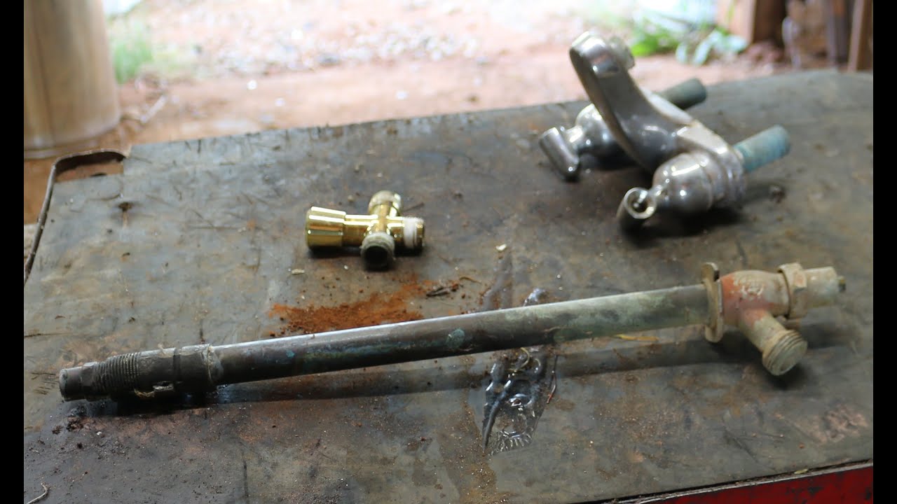 Cleaning up some Scrap plumbing items for Copper, Brass and Aluminum