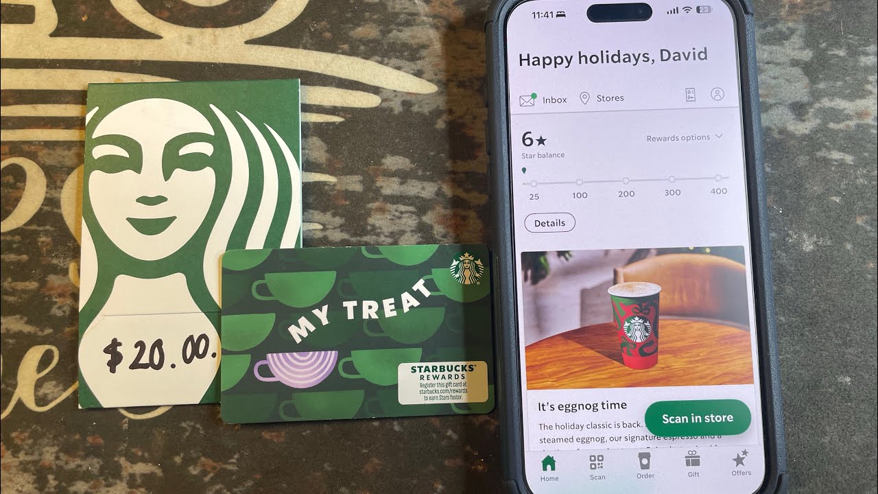 Как использовать подарочную карту Starbucks?