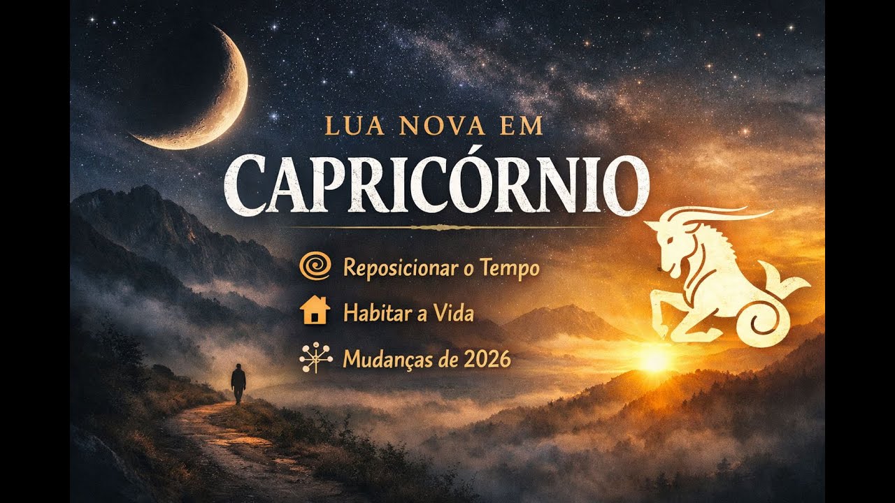Lua Nova em Capricórnio   vídeo