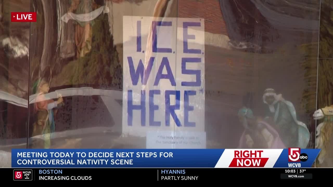 Church leader to decide next steps in controversial Dedham nativity scene