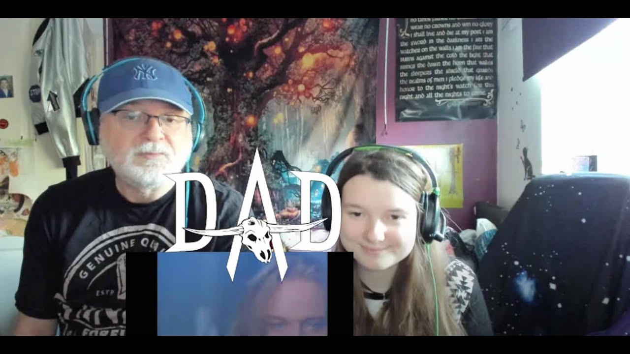 D-A-D - Sleeping My Day Away (Dad&DaughterFirstReaction)