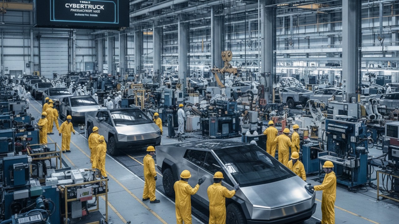 Inside Tesla’s Cybertruck Factory | How America Builds the Future of Electric Trucks