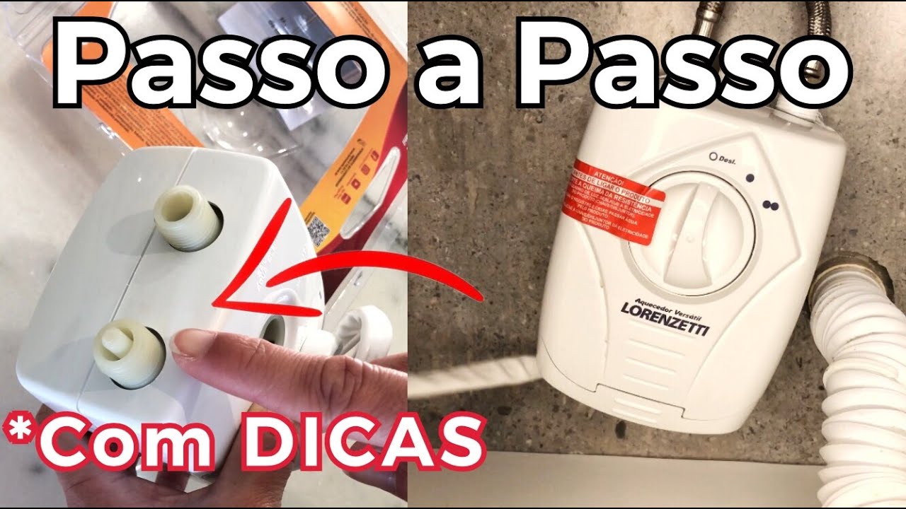 Aquecedor Versátil Lorenzetti [INSTALAÇÃO PASSO A PASSO] com Dicas Torneira Monocomando