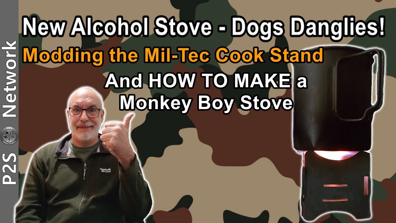 Fast & Lightweight | Mil-Tec Cook Stand (modified) and Monkey Boy Stove | My Go To Water Boiler!
