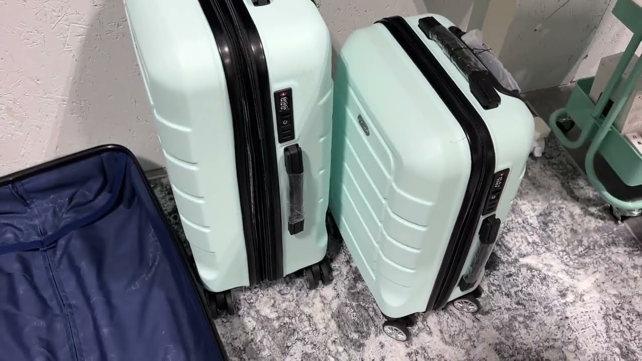 SHOWKOO Luggage Sets Expandable PC+ABS Durable Suitcase Double Wheels TSA Lock Review