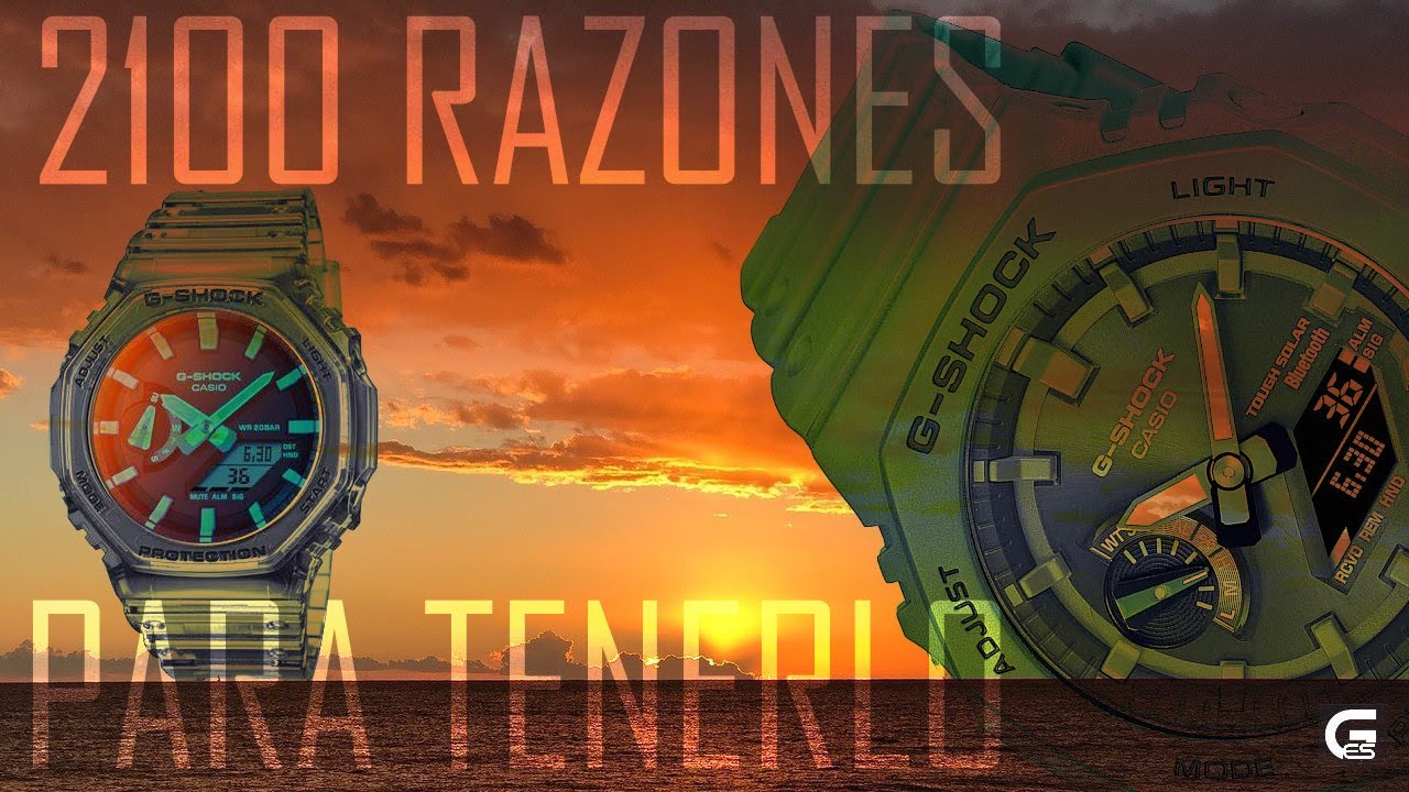 G-SHOCK GA-2100 GA-B2100 DOBLE PRESENTACIÓN