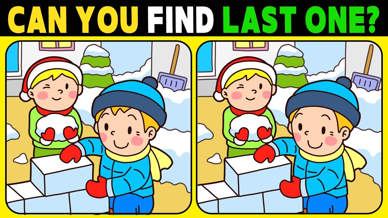 【Spot the difference】Are you a genius? Only 1% can solve this!【 Find the difference 】 No.1263