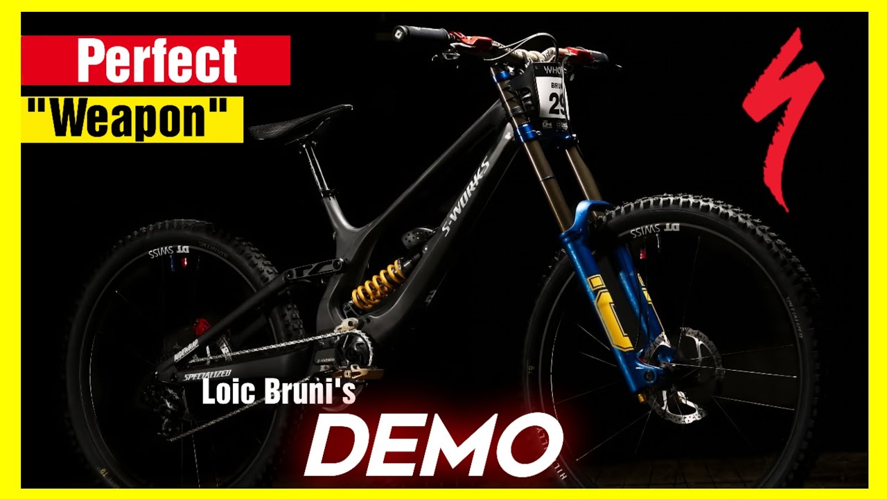 Loic Bruni's Specialized Demo Downhill Bike | Perfect performance at UCI World Cup 2025 !